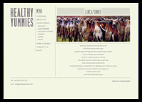 Healthy Yummies website screenshot