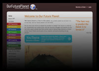 Our Future Planet site screenshot